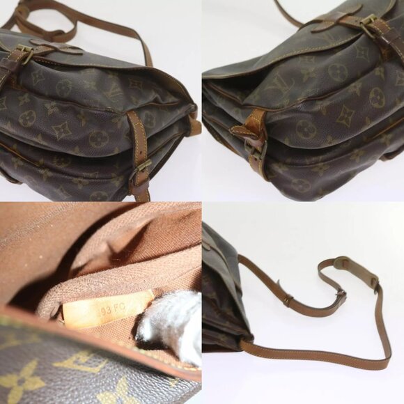 LOUIS VUITTON Monogram Saumur 30 Shoulder Bag M42256 LV Auth bs9057 - Picture 14 of 15